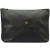 Gregorio COSMETICS-004 čierna dámska kožená kozmetická taštička 29 x 19 x 10 cm