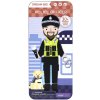MierEdu Cestovní magnetické puzzle policista