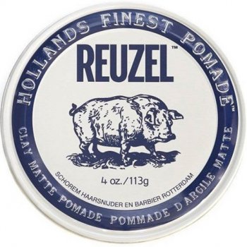 Reuzel Clay Matte Pomade 113 g (pomáda na vlasy Made in USA)