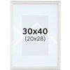 Hama rámček drevený PHOENIX, biely, 30x40 cm