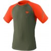 Pánske tričko Dynafit ALPINE PRO SHORT SLEEVE SHIRT - khaki XXL