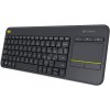 Logitech® Wireless Touch Keyboard K400 Plus Black , SK / CZ