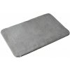 Gedy Gedy, FUZZY kúpeľňová predložka, 50x80 cm, 100% polyester, protisklz, sivá, 96FY508008