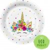 Papierový tanier PAW Eco 23 cm Special Day - Unicorn Party /10 ks