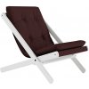 Karup deckchair BOOGIE - lehátko (skladacie) 65x88x75 cm brown white (lak)