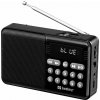 Sandberg reproduktor FM radio + Bluetooth, dobíjecí, 15 h, 5 W, černá 5705730421181