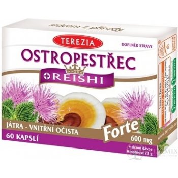 Terezia Ostropestřec+Reishi Forte 60 kapsúl