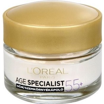 L'Oréal Age Specialist 55 očný krém proti vráskám 15 ml