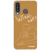Picasee silikonový průhledný obal pro Huawei P30 Lite - Wine not