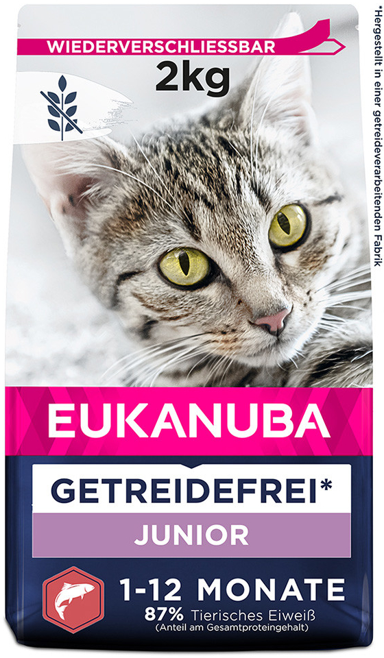 EUKANUBA Grain Free Kitten Losos 2 kg