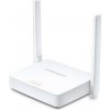 TP-LINK 300Mbps Wireless N Router SPEED: 300 Mbps at 2.4 GHz SPEC: 2× Fixed External Antennas, 2× 10/100 Mbps LAN Ports, 1× 10 MW301R