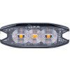 Výstražné osvetlenie oranžové 3x3W LED R65 R10 12/24V IP67