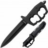 Cold Steel 80NTP Chaos Double Edge taktický nôž 19cm, celočierny, hliník, uhlíková oceľ, Secure Ex