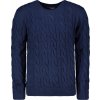 Ombre Clothing pánsky sveter Enthunn E195 tmavo modrá