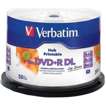 Verbatim DVD+R 8,5GB 8x, 50ks od 33,42 € - Heureka.sk