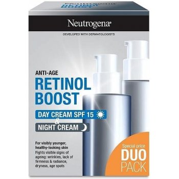 Neutrogena Retinol Boost denný krém SPF 15 50 ml + nočný krém s retinolom 50 ml darčeková sada