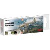 Sada akrylových farieb ICM - WWII US Aviation 6x12ml