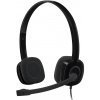 Logitech H151/Stereo/Jack/Drôt/Čierna 981-000589