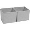 Compactor Sada organizérov Boston 14 x 14 x 12 cm, sivá, 2 ks
