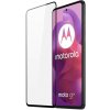 3x Picasee 3D ochranné tvrdené sklo s rámčekom pre Motorola Moto G24 - čierné - 2+1 zdarma 462012