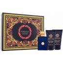 Versace Dylan Blue EDT 50 ml + sprchový gél 50 ml + balzam po holení 50 ml darčeková sada