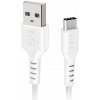 SBS TECABLEMICROC15W USB kábel 1,5 m USB 2.0 USB A USB C biely