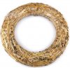 Obviazaný slamený veniec 25 cm, 1 ks (Polotovar na aranžovanie)