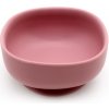 Malý Ježko Detská silikónová miska CLASSIC - Old Rose