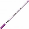 Fix so štetcovým hrotom pre rôzne šírky čiar STABILO Pen 68 Brush, fialový