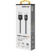 Aligator DAKA009 2A Dátový a nabíjací USB-C, 2m, černý