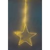 TRACON CHRSTHM104WW, vianočná LED dekorácia do okna, hviezda na baterky