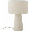 Biela stolová lampa s textilným tienidlom (výška 30 cm) Emmie – Bloomingville