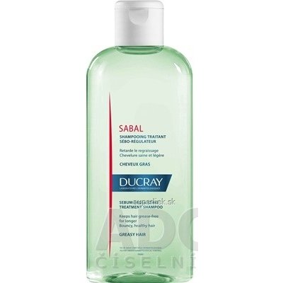 DUCRAY SABAL SHAMPOOING šampón regulujúci tvorbu mazu 1x200 ml, 3282770109290