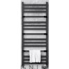 Regnis LOX DUO, vykurovacie teleso 430x520mm, 436W, čierna matná, LOXDUO570/440/D400/BLACK