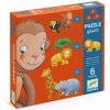 Djeco Prvé puzzle Safari zvieratká