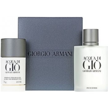 Giorgio Armani Acqua di Gio Pour Homme EDT 100 ml + deostick 75 ml pre mužov darčeková sada