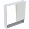 Geberit Selnova Square skrinka 78.8x17x85 cm so zrkadlom biela 501.268.00.1