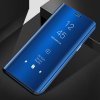 Púzdro SES Zrkadlové plastové flip Samsung Galaxy A8 2018 A530F - modré