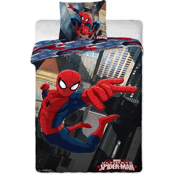 Obliečka Jerry Fabrics Obkiečky Spiderman new 2014 bavlna 140x200 70x90