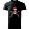 Pirát s bambitkou - Klasické pánske tričko - 2XL ( Čierna )