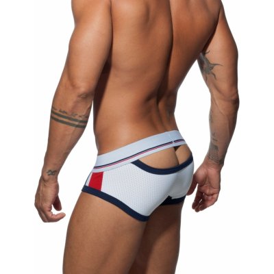 Addicted AD740 Open Sport Mesh Brief White slipy