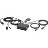 STARTECH 2-Port Hybrid Cable KVM Switch 4K HDMI, STARTECH 2-Port Hybrid Cable KVM Switch 4K HDMI - C2-H46-UAC-CBL-KVM