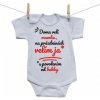 Boodyy Body s krátkym rukávom Doma velí mama, na prázdninách velím ja 86 (12-18 mesiacov)