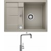 Blanco METRA 45 S Compact tartufo + excentrické ovládanie + Blanco MILI chróm 519413