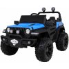 Joko Elektrické autíčko Jeep 4x4 Master Of Terain penové kolesá kožené sedadlo modrá