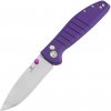 Bestechman GOODBOY D2 Satin with Purple G10 handle BMK04G
