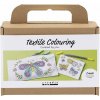 Creativ Company Kreatívna súprava Mini Craft Kit Textile Colouring Butterflies
