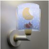 | Dalber 76639 - Detská nástenná lampa MOON DREAMS 1xE27/15W/230V modrá | 76639