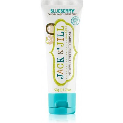Jack N’ Jill Natural prírodná zubná pasta pre deti príchuť Blueberry 50 g