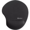 Sandberg Gel Mousepad Wrist Rest BULK, podložka pod myš s opěrkou zápěstí, černá